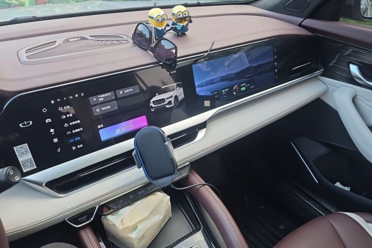 Used Geely Auto Monjaro L 2021 2.0TD DCT EVO Two-Wheel Drive Prestige Version Audio And AC Panel