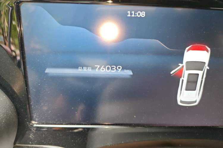 Used Geely Auto Monjaro L 2021 2.0TD High-Power Automatic All-Wheel-Drive Flagship Version Odometer Close Up