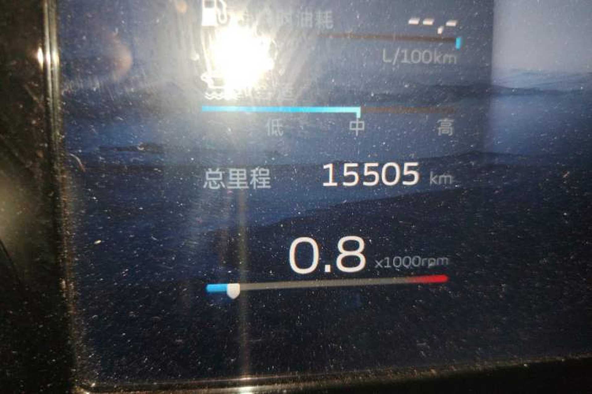 Used Geely Auto Monjaro L 2021 2.0TD DCT EVO Two-Wheel Drive Smart Luxury Version Odometer Close Up