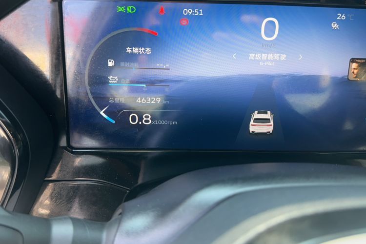 Used Geely Auto Monjaro L 2021 2.0TD DCT EVO Two-Wheel Drive Prestige Version Odometer Close Up