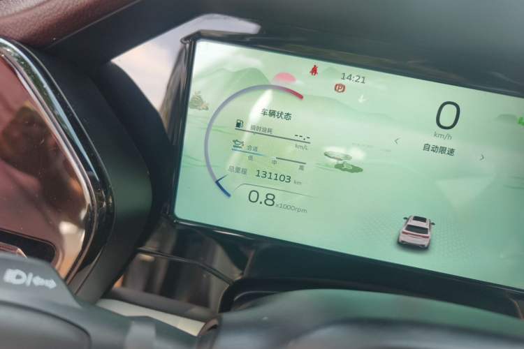 Used Geely Auto Monjaro L 2021 2.0TD DCT EVO Two-Wheel-Drive Flagship Version Odometer Close Up