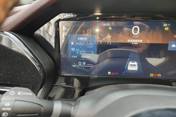 Used Geely Auto Monjaro L 2021 2.0TD High-Power Automatic All-Wheel Drive Luxury Version Odometer Close Up