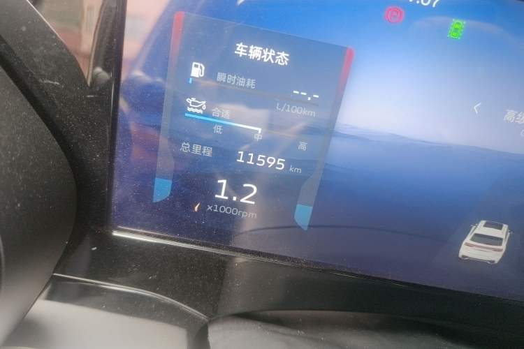 Used Geely Auto Monjaro L 2021 2.0TD DCT EVO Two-Wheel Drive Smart Luxury Version Odometer Close Up