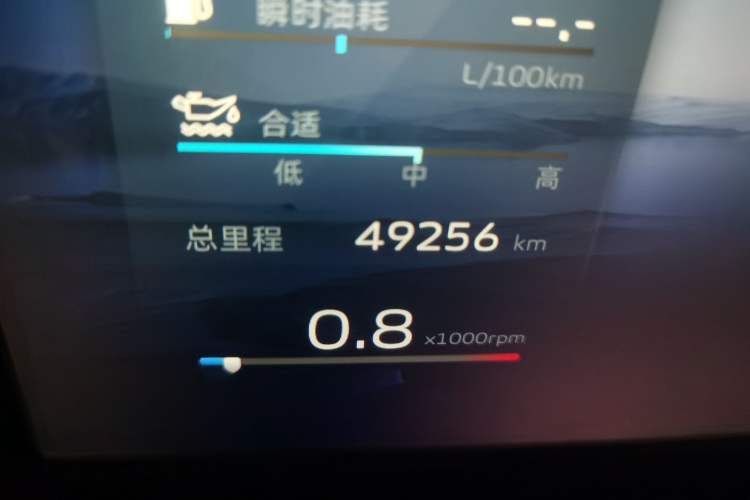 Used Geely Auto Monjaro L 2021 2.0TD DCT EVO Two-Wheel Drive Smart Luxury Version Odometer Close Up
