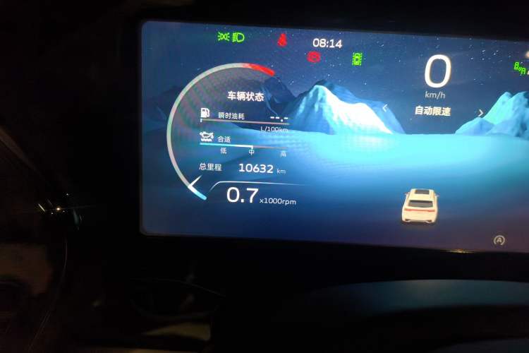 Used Geely Auto Monjaro L 2021 2.0TD DCT EVO Two-Wheel Drive Smart Luxury Version Odometer Close Up