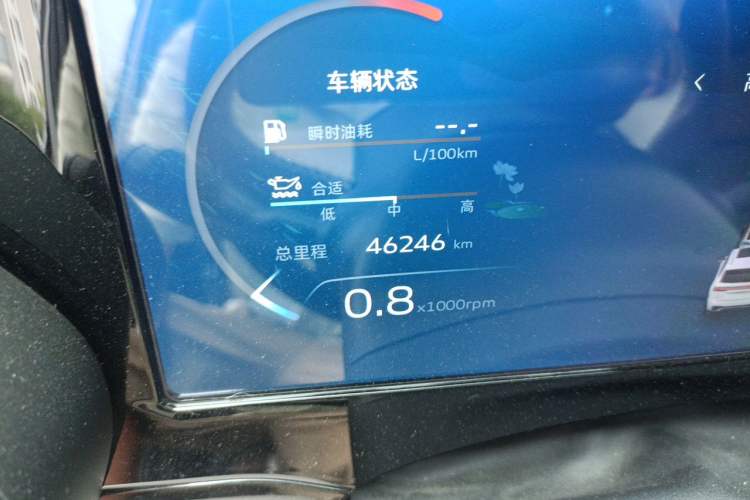 Used Geely Auto Monjaro L 2021 2.0TD DCT EVO Two-Wheel Drive Smart Luxury Version Odometer Close Up