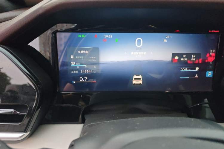 Used Geely Auto Monjaro L 2021 2.0TD High-Power Automatic All-Wheel Drive Luxury Version Odometer Close Up