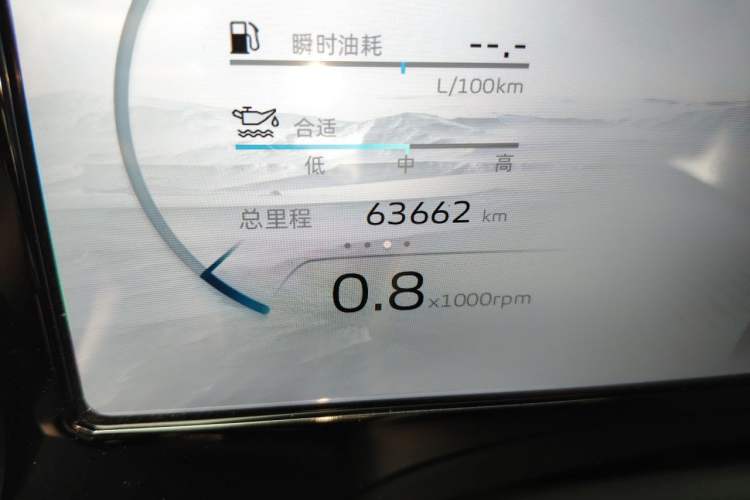 Used Geely Auto Monjaro L 2021 2.0TD High-Power Automatic All-Wheel-Drive Flagship Version Odometer Close Up