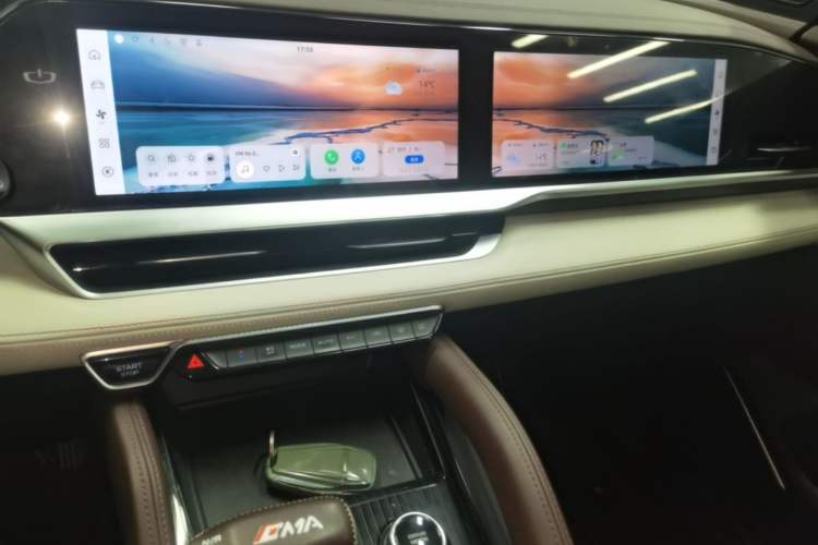 Used Geely Auto Monjaro L 2021 2.0TD DCT EVO Two-Wheel Drive Prestige Version Audio And AC Panel