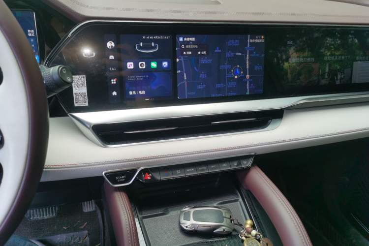 Used Geely Auto Monjaro L 2021 2.0TD DCT EVO Two-Wheel-Drive Flagship Version Audio And AC Panel
