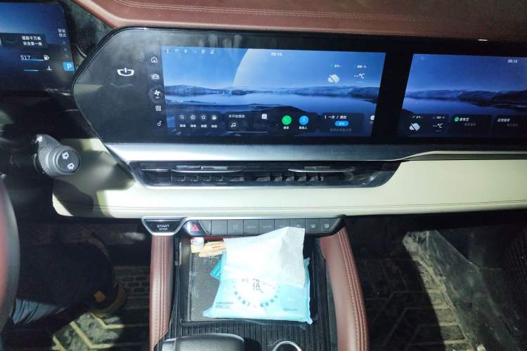 Used Geely Auto Monjaro L 2021 2.0TD DCT EVO Two-Wheel Drive Prestige Version Audio And AC Panel
