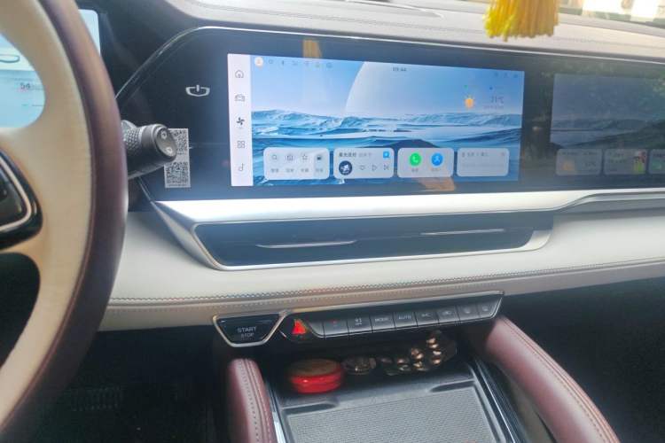 Used Geely Auto Monjaro L 2021 2.0TD DCT EVO Two-Wheel Drive Smart Luxury Version Audio And AC Panel