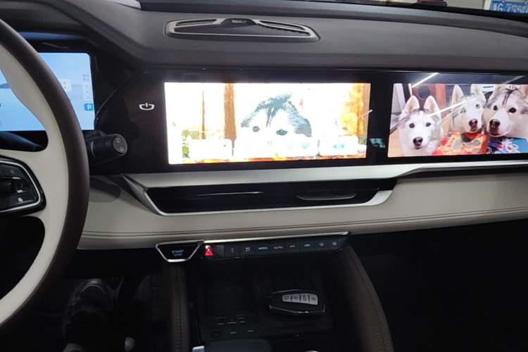 Used Geely Auto Monjaro L 2021 2.0TD DCT EVO Two-Wheel Drive Prestige Version Audio And AC Panel