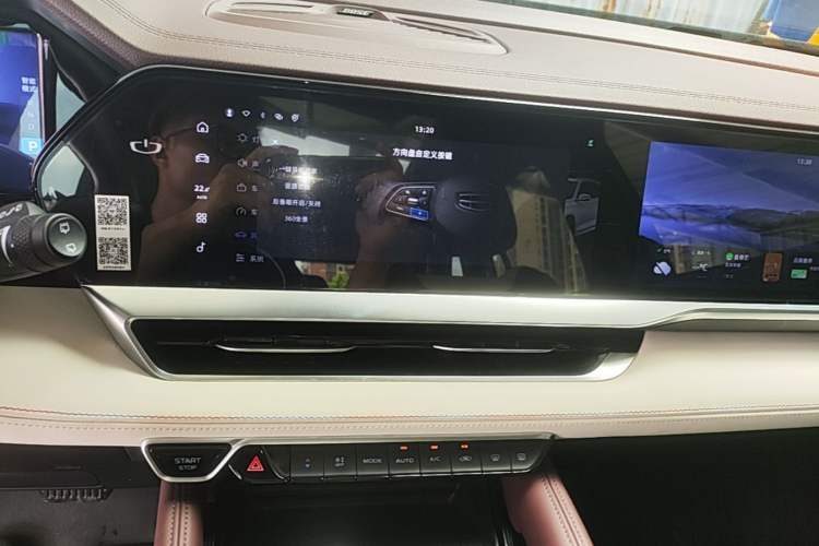 Used Geely Auto Monjaro L 2021 2.0TD DCT EVO Two-Wheel-Drive Flagship Version Audio And AC Panel