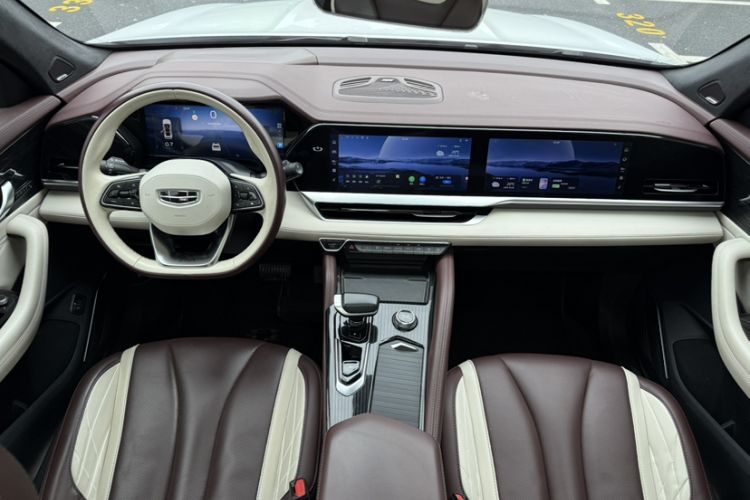 Used Geely Auto Monjaro L 2021 2.0TD DCT EVO Two-Wheel Drive Smart Luxury Version Audio And AC Panel