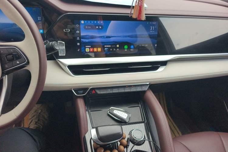 Used Geely Auto Monjaro L 2021 2.0TD High-Power Automatic All-Wheel-Drive Flagship Version Audio And AC Panel
