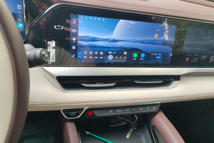 Used Geely Auto Monjaro L 2021 2.0TD DCT EVO Two-Wheel Drive Prestige Version Audio And AC Panel