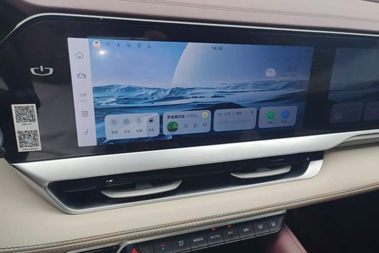 Used Geely Auto Monjaro L 2021 2.0TD DCT EVO Two-Wheel Drive Prestige Version Audio And AC Panel