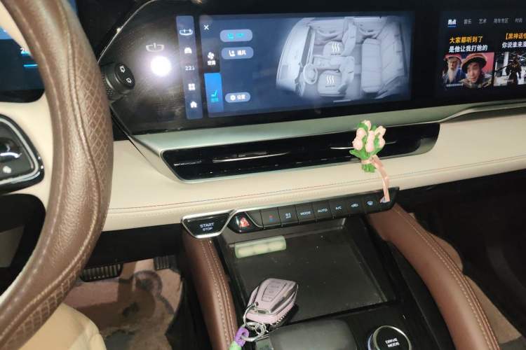 Used Geely Auto Monjaro L 2021 2.0TD DCT EVO Two-Wheel Drive Prestige Version Audio And AC Panel