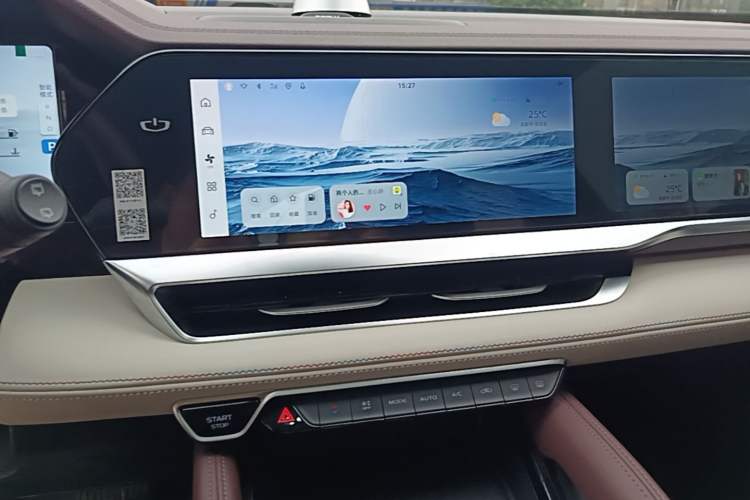 Used Geely Auto Monjaro L 2021 2.0TD DCT EVO Two-Wheel Drive Prestige Version Audio And AC Panel