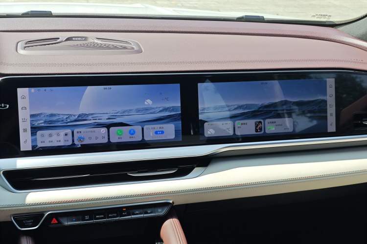Used Geely Auto Monjaro L 2021 2.0TD DCT EVO Two-Wheel Drive Prestige Version Audio And AC Panel
