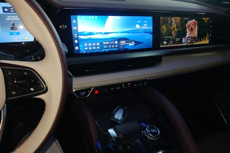 Used Geely Auto Monjaro L 2021 2.0TD High-Power Automatic All-Wheel-Drive Flagship Version Audio And AC Panel