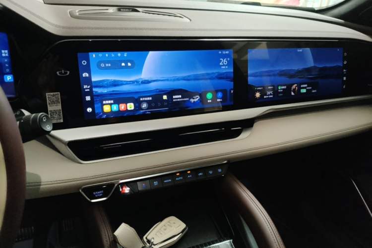 Used Geely Auto Monjaro L 2021 2.0TD DCT EVO Two-Wheel Drive Prestige Version Audio And AC Panel