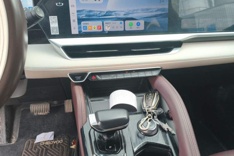 Used Geely Auto Monjaro L 2021 2.0TD DCT EVO Two-Wheel Drive Smart Luxury Version Audio And AC Panel