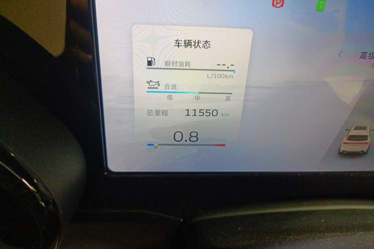 Used Geely Auto Monjaro L 2021 2.0TD DCT EVO Two-Wheel Drive Prestige Version Odometer Close Up