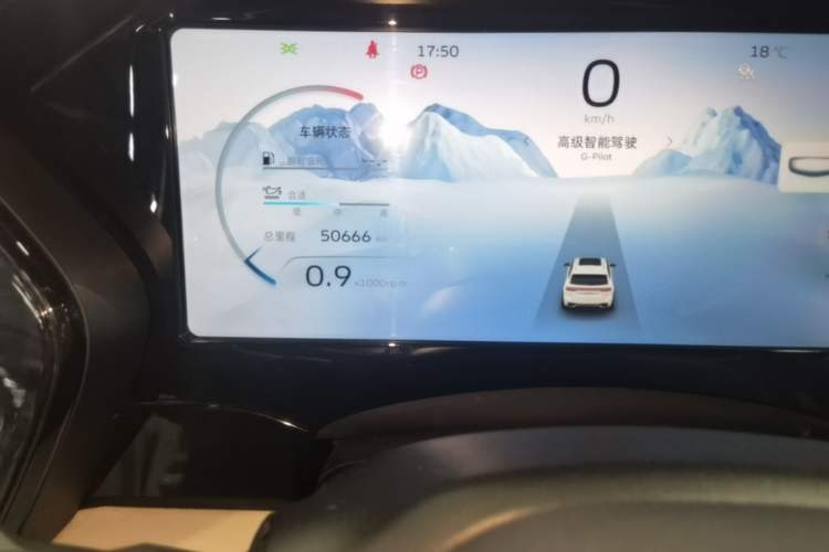 Used Geely Auto Monjaro L 2021 2.0TD DCT EVO Two-Wheel Drive Prestige Version Odometer Close Up