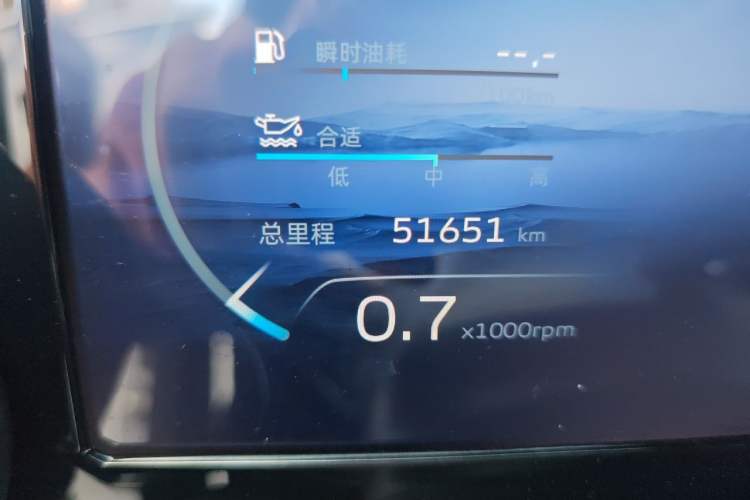 Used Geely Auto Monjaro L 2021 2.0TD DCT EVO Two-Wheel Drive Smart Luxury Version Odometer Close Up