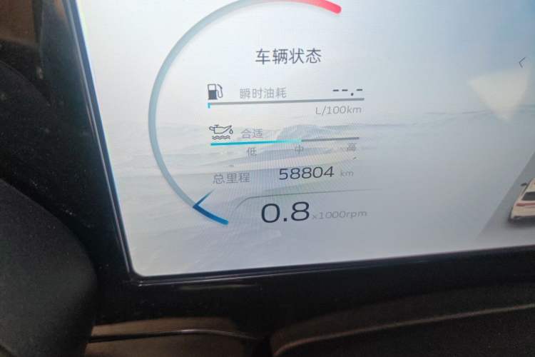 Used Geely Auto Monjaro L 2021 2.0TD DCT EVO Two-Wheel Drive Smart Luxury Version Odometer Close Up