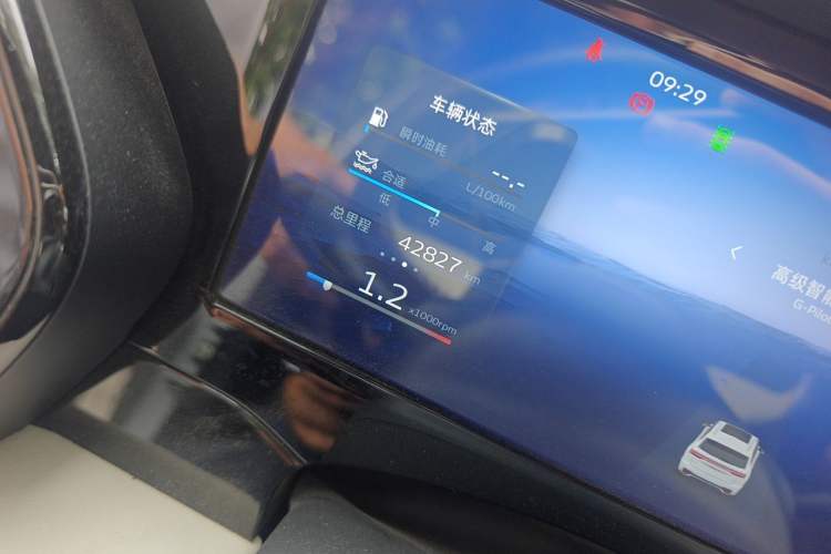 Used Geely Auto Monjaro L 2021 2.0TD DCT EVO Two-Wheel Drive Prestige Version Odometer Close Up