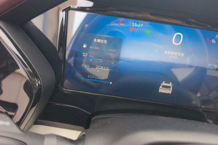 Used Geely Auto Monjaro L 2021 2.0TD High-Power Automatic All-Wheel-Drive Flagship Version Odometer Close Up