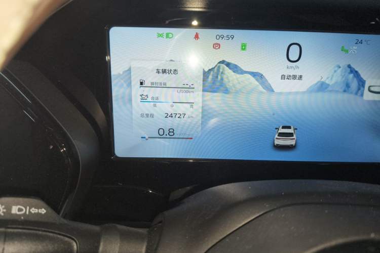 Used Geely Auto Monjaro L 2021 2.0TD DCT EVO Two-Wheel Drive Smart Luxury Version Odometer Close Up