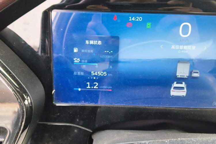 Used Geely Auto Monjaro L 2021 2.0TD High-Power Automatic All-Wheel-Drive Flagship Version Odometer Close Up
