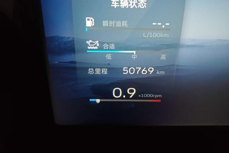 Used Geely Auto Monjaro L 2021 2.0TD DCT EVO Two-Wheel-Drive Flagship Version Odometer Close Up