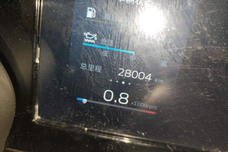 Used Geely Auto Monjaro L 2021 2.0TD DCT EVO Two-Wheel Drive Prestige Version Odometer Close Up