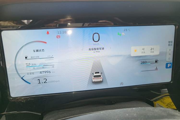 Used Geely Auto Monjaro L 2021 2.0TD DCT EVO Two-Wheel-Drive Flagship Version Odometer Close Up
