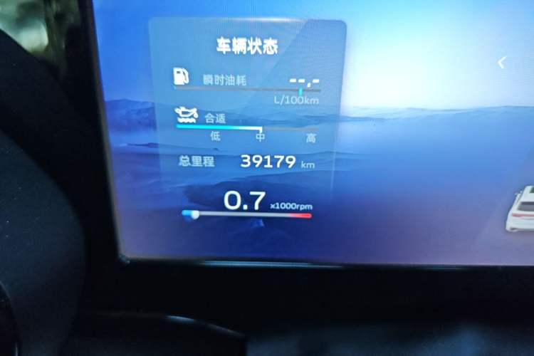 Used Geely Auto Monjaro L 2021 2.0TD DCT EVO Two-Wheel Drive Prestige Version Odometer Close Up