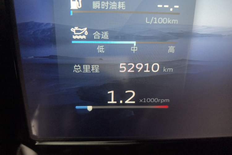 Used Geely Auto Monjaro L 2021 2.0TD DCT EVO Two-Wheel Drive Prestige Version Odometer Close Up