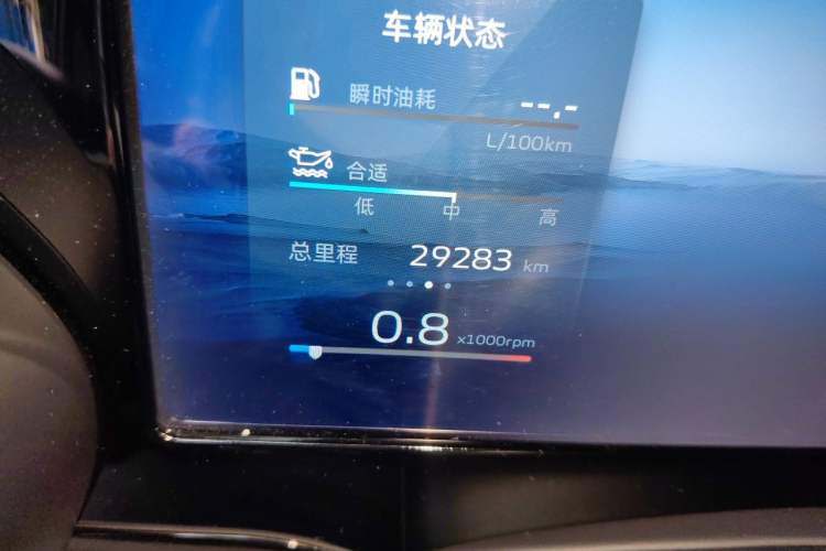 Used Geely Auto Monjaro L 2021 2.0TD DCT EVO Two-Wheel Drive Prestige Version Odometer Close Up