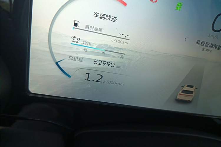 Used Geely Auto Monjaro L 2021 2.0TD DCT EVO Two-Wheel Drive Smart Luxury Version Odometer Close Up