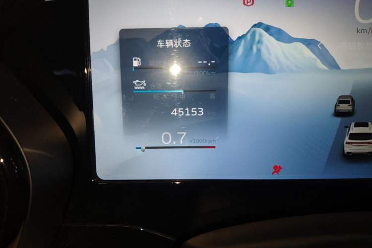 Used Geely Auto Monjaro L 2021 2.0TD High-Power Automatic All-Wheel-Drive Flagship Version Odometer Close Up