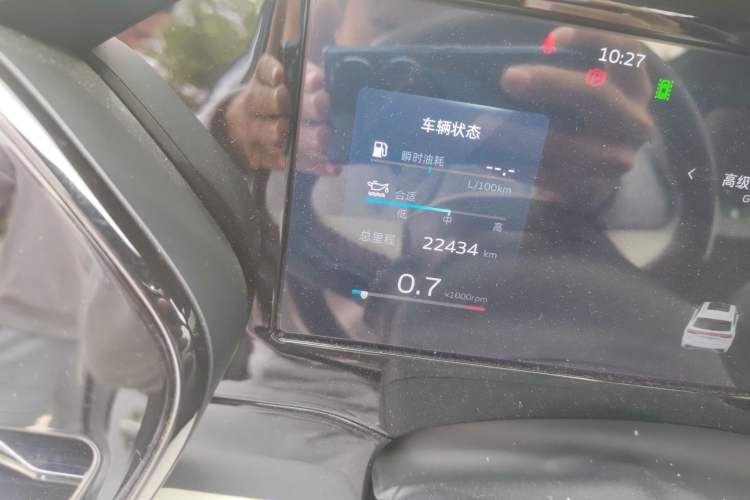 Used Geely Auto Monjaro L 2021 2.0TD DCT EVO Two-Wheel Drive Prestige Version Odometer Close Up