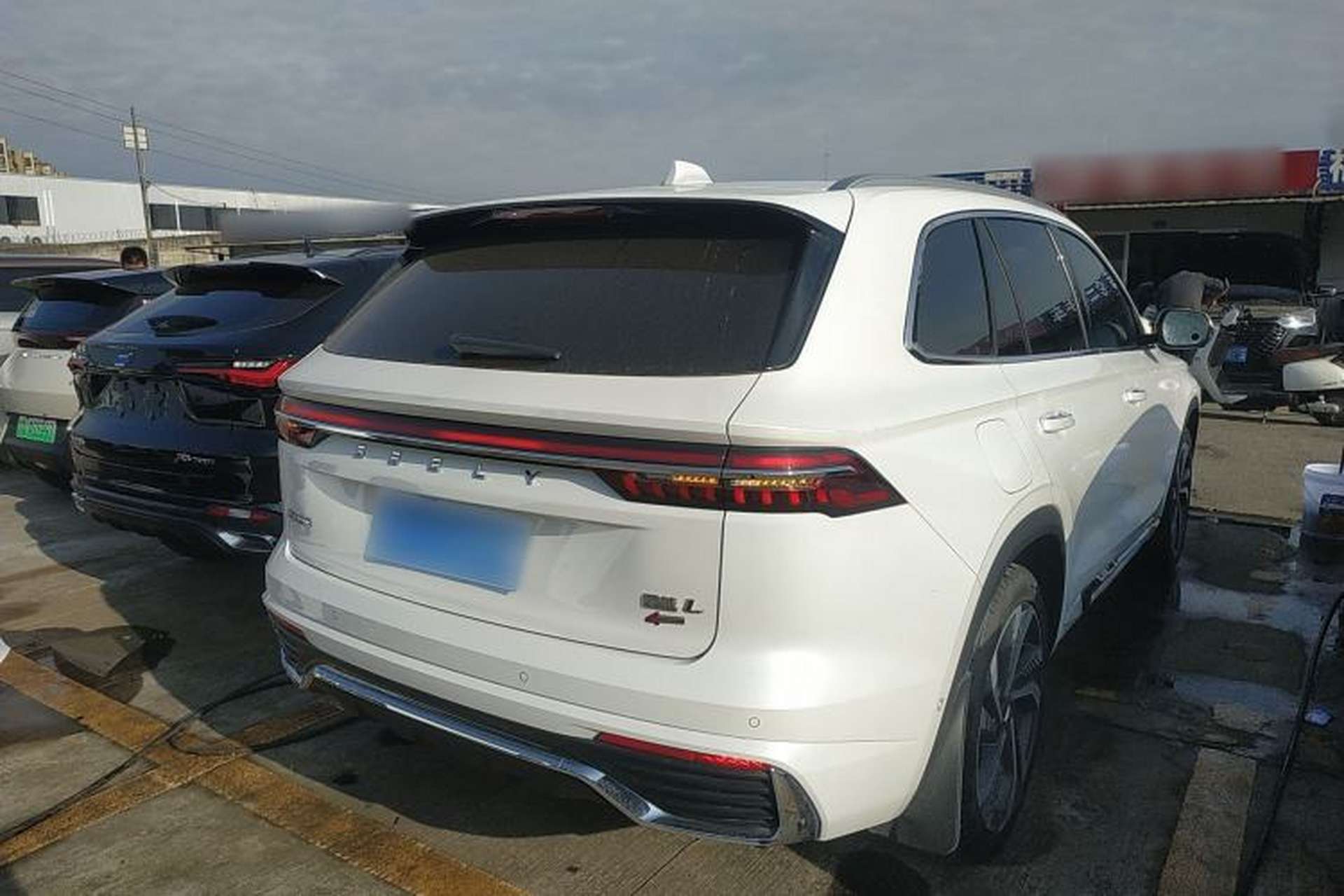 Used Geely Auto Monjaro L 2021 2.0TD High-Power Automatic All-Wheel-Drive Flagship Version Rear Right 45 Deg