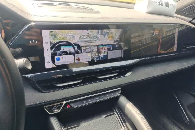 Used Geely Auto Monjaro L 2022 1.5T Leishen Hi·F Plug-in Hybrid Super Xun Audio And AC Panel