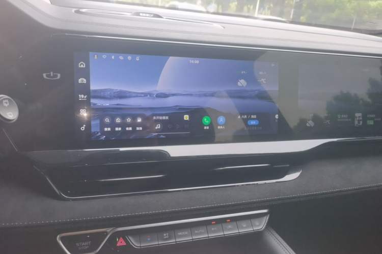 Used Geely Auto Monjaro L 2022 1.5T Leishen Hi·F Plug-in Hybrid Super Xun Audio And AC Panel