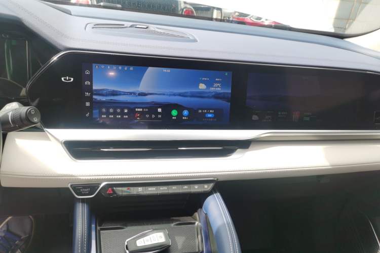 Used Geely Auto Monjaro L 2022 1.5T Thunder Hi·F Plug-in Hybrid Super Rui Audio And AC Panel
