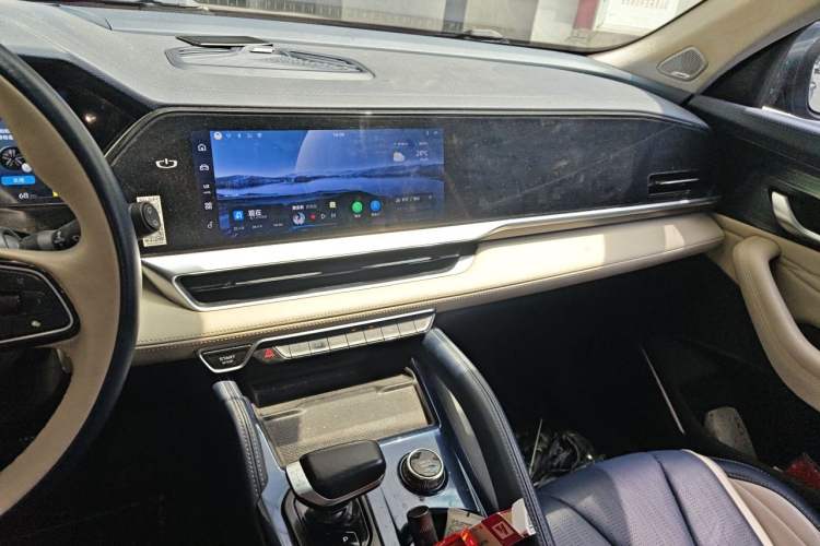 Used Geely Auto Monjaro L 2022 1.5T Thunder Hi·F Plug-in Hybrid Super Rui Audio And AC Panel